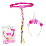 Unicorn Headband Tail Set