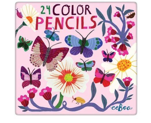 Butterfly Pencils 24pc