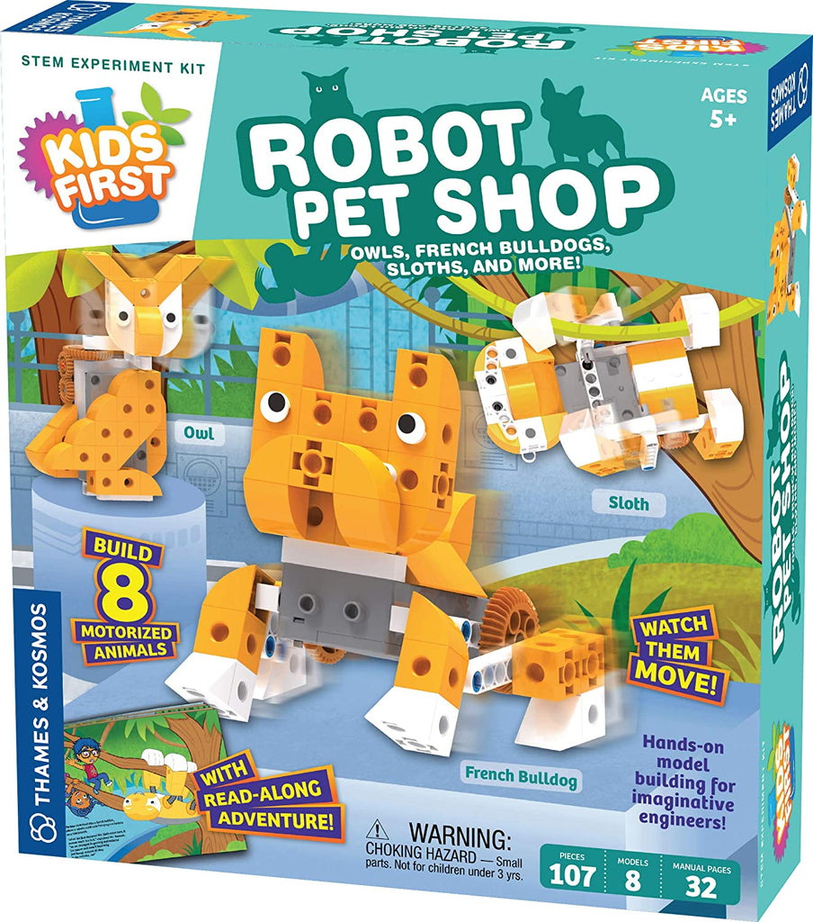 Robot Pet Shop Kids First Owls, Hedgehogs Sloths and more!
