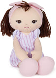 Pink Striped Dress, Toddler Doll 8in