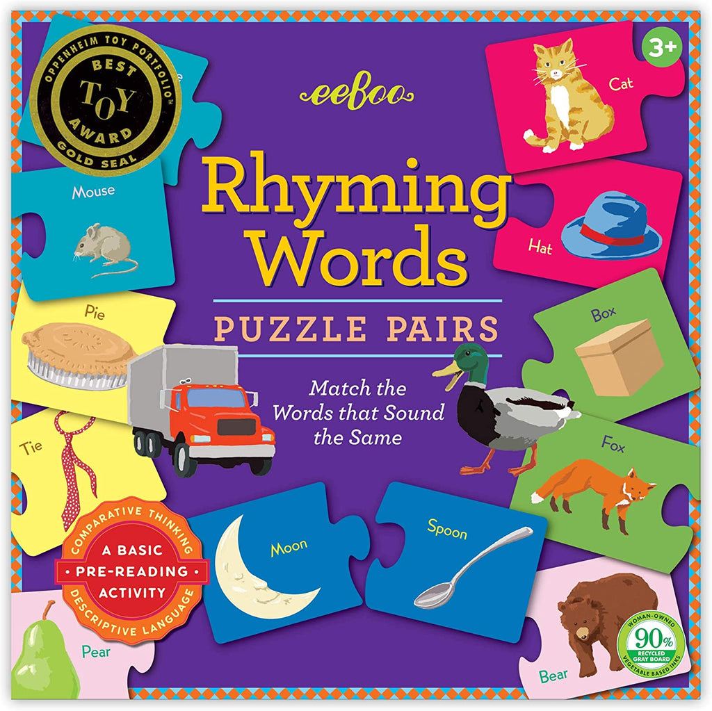 Rhyming Puzzle Pairs-3rd Edition
