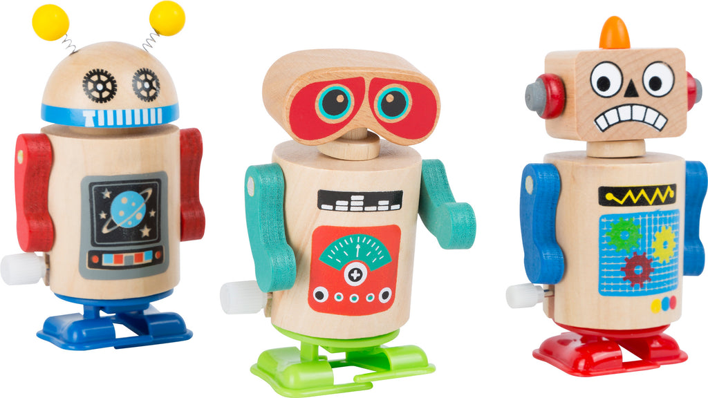 Wind-Up Robots Display - 12 pieces