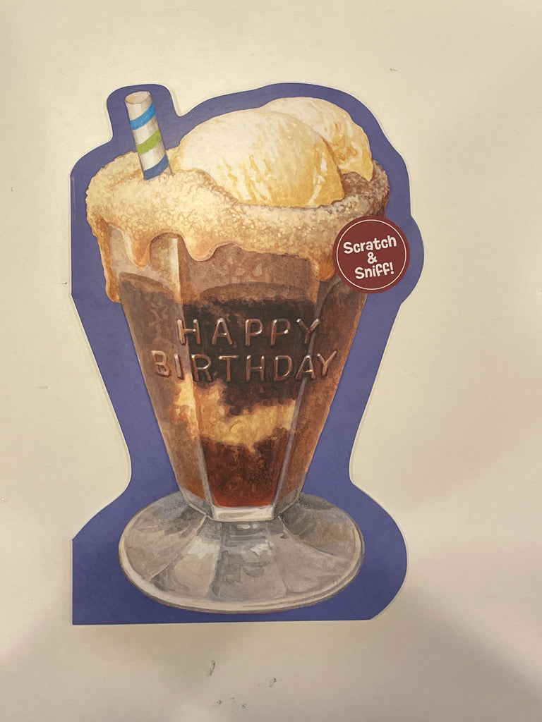 Root Beer Float Card Scratch & Sniff