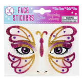 Butterfly Face Sticker Tattoo