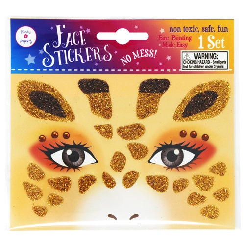 Giraffe Face Sticker