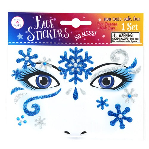 Snow Princess Face Sticker