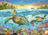 Swim with Sea Turtles 100pc Puzzle