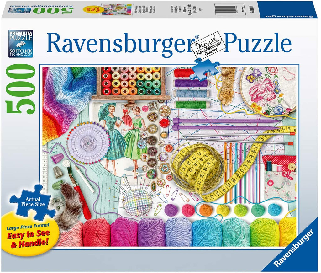 Needlework Station 500pc Lg Fmt Puzzle