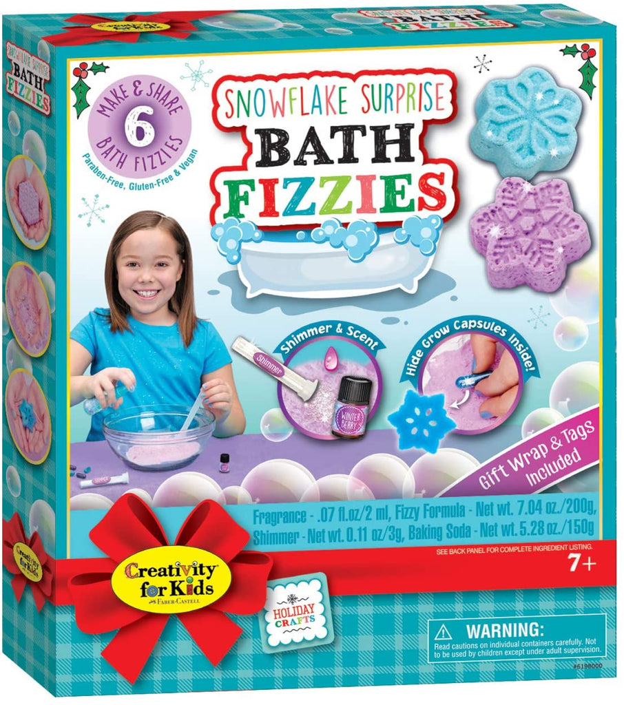 Snowflake Bath Fizzes