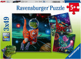 Dinosaurs in Space_3 x 49 pc Puzzle