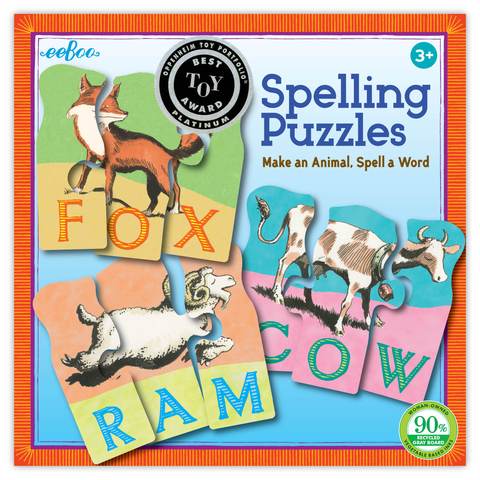 Animal Spelling Puzzle
