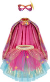 Pink/Green Super Duper Tutu/Cape/Mask