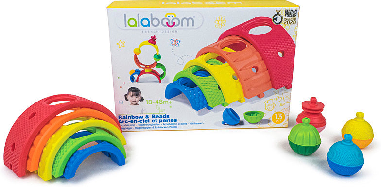 Rainbow Arches & Beads - 13 pcs