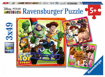 Toy Story History 3 x 49 pc Puzzles