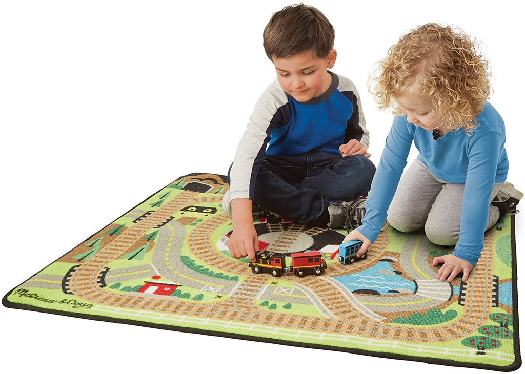 Train Rails Rug