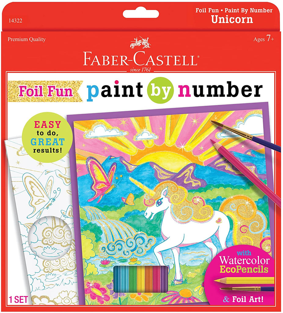 Unicorn Foil Fun PBN