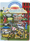 Vehicles Puffy Sticker Play Set