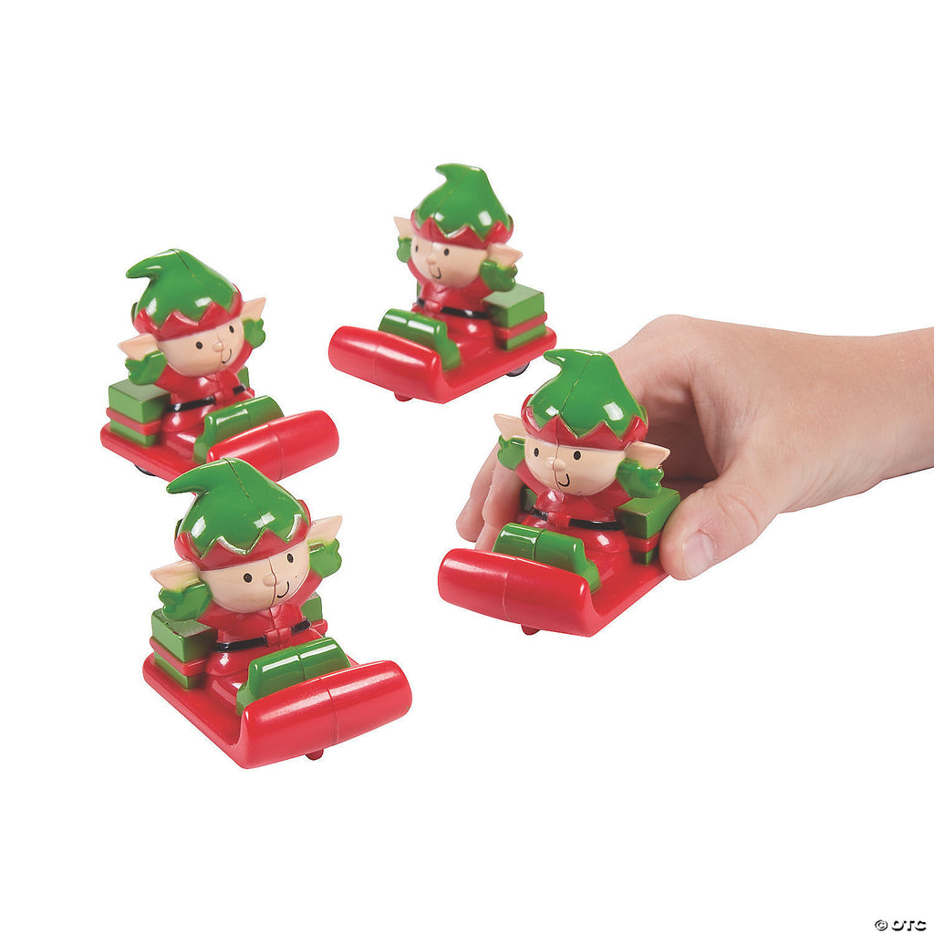 Xmas Elf Pullback Racer