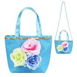 Into Woods Flower Handbag Blue